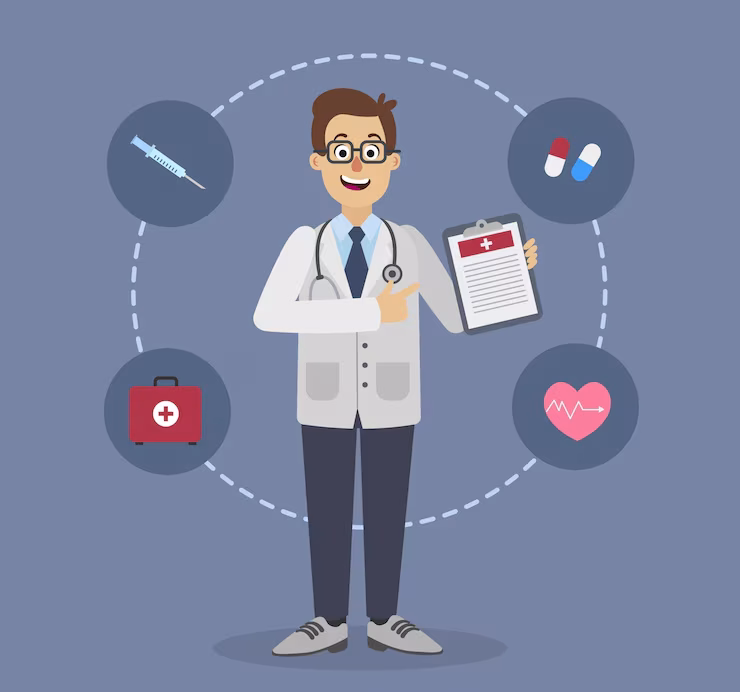 doctor-with-clipboard-elements_23-2147795756